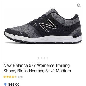 New Balance 577 Women's Training Shoes - Black